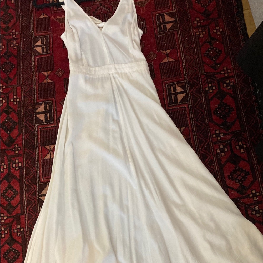 Reformation White Maxi Dress